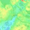 Topografische Karte Mullingar, Reliefkarte, Höhenkarte