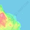 Topografische Karte Skerries, Reliefkarte, Höhenkarte