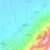 Topografische Karte Coloncito, Reliefkarte, Höhenkarte
