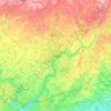Topografische Karte Guelph, Reliefkarte, Höhenkarte
