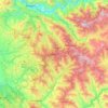 Topografische Karte Shimla, Höhe, Relief