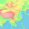 Topografische Karte 中国, Höhe, Relief