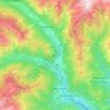 Topografische Karte Ceres, Reliefkarte, Höhenkarte