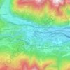 Topografische Karte Susa, Reliefkarte, Höhenkarte