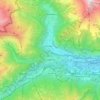 Topografische Karte Jaillons, Reliefkarte, Höhenkarte