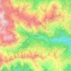 Topografische Karte Usseglio, Reliefkarte, Höhenkarte