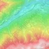 Topografische Karte Chaumont, Reliefkarte, Höhenkarte