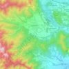 Topografische Karte Giaveno, Reliefkarte, Höhenkarte