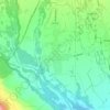 Topografische Karte Borriana, Reliefkarte, Höhenkarte