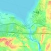Topografische Karte Peschiera del Garda, Reliefkarte, Höhenkarte