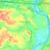 Topografische Karte Ponti sul Mincio, Reliefkarte, Höhenkarte