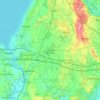 Topografische Karte Castelnuovo del Garda, Reliefkarte, Höhenkarte