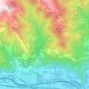 Topografische Karte Caprie, Reliefkarte, Höhenkarte
