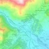 Topografische Karte Cuorgnè, Reliefkarte, Höhenkarte