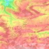 Topografische Karte Mettet, Reliefkarte, Höhenkarte