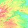 Topografische Karte Sortino, Reliefkarte, Höhenkarte
