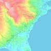 Topografische Karte Noto, Reliefkarte, Höhenkarte