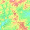 Topografische Karte Enna, Reliefkarte, Höhenkarte
