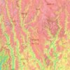 Topografische Karte 迪庆州, Höhe, Relief