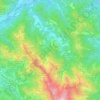 Topografische Karte Roaschia, Reliefkarte, Höhenkarte