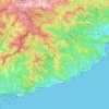 Topografische Karte IM, Reliefkarte, Höhenkarte