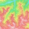 Topografische Karte Marmora, Reliefkarte, Höhenkarte