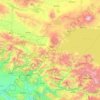 Topografische Karte Bitlis, Höhe, Relief