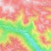 Topografische Karte Sambuco, Reliefkarte, Höhenkarte