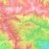 Topografische Karte Briga Alta, Reliefkarte, Höhenkarte