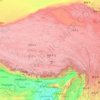 Topografische Karte Tibet, Höhe, Relief