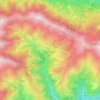 Topografische Karte Elva, Reliefkarte, Höhenkarte