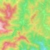 Topografische Karte Garessio, Reliefkarte, Höhenkarte