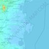 Topografische Karte Rovigo, Reliefkarte, Höhenkarte