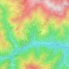 Topografische Karte Stroppo, Reliefkarte, Höhenkarte