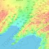Topografische Karte Liaoning, Höhe, Relief