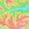 Topografische Karte Vinadio, Reliefkarte, Höhenkarte