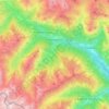 Topografische Karte Pietraporzio, Reliefkarte, Höhenkarte