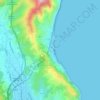 Topografische Karte Laigueglia, Reliefkarte, Höhenkarte