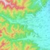 Topografische Karte Dronero, Reliefkarte, Höhenkarte