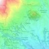 Topografische Karte Occhieppo Superiore, Reliefkarte, Höhenkarte