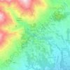 Topografische Karte Graglia, Reliefkarte, Höhenkarte