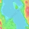 Topografische Karte Orta San Giulio, Reliefkarte, Höhenkarte