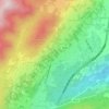 Topografische Karte Pisano, Reliefkarte, Höhenkarte