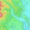 Topografische Karte Maggiora, Reliefkarte, Höhenkarte