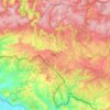 Topografische Karte Florenville, Reliefkarte, Höhenkarte