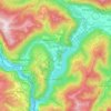 Topografische Karte Arsiè, Reliefkarte, Höhenkarte