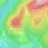 Topografische Karte Bee, Reliefkarte, Höhenkarte