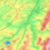 Topografische Karte Tubize, Reliefkarte, Höhenkarte