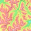 Topografische Karte Luwin, Reliefkarte, Höhenkarte