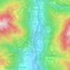 Topografische Karte Capo di Ponte, Reliefkarte, Höhenkarte